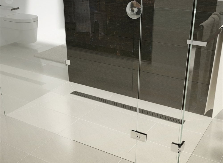 Ascent Linear Drain Wetroom Shower Base