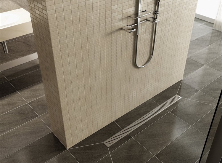 Ascent Linear Drain Wetroom Shower Base