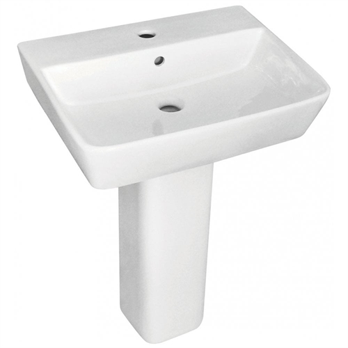 Verona Basin & Pedestal - 450mm, 500mm or 550mm