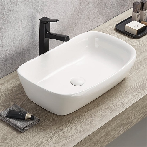 Venice 620 x 400mm White Ceramic Vanity Basin