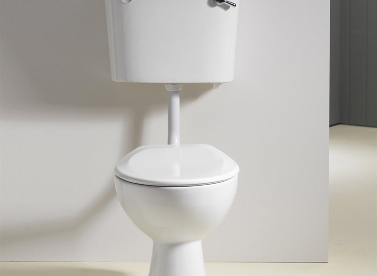 Ebony Low Level Lever WC including Soft Close Seat