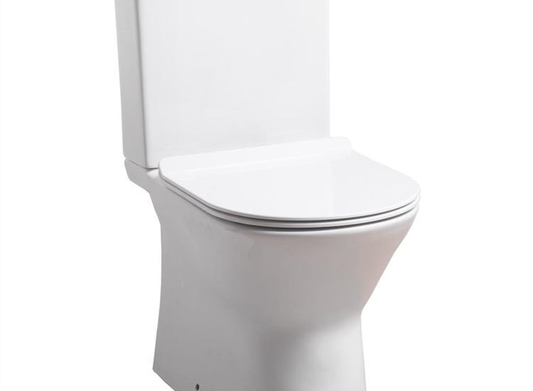 Venice Rimless Closed Sided WC including Soft Close Seat