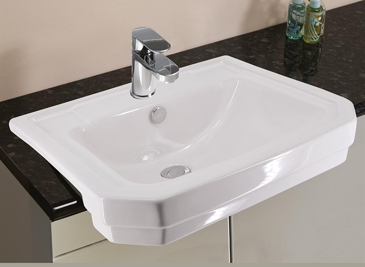 Grosvenor 545 x 440mm Semi-Recessed Basin