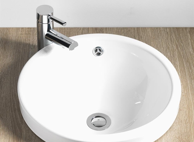 Roma 390mm Round Inset Vanity Basin