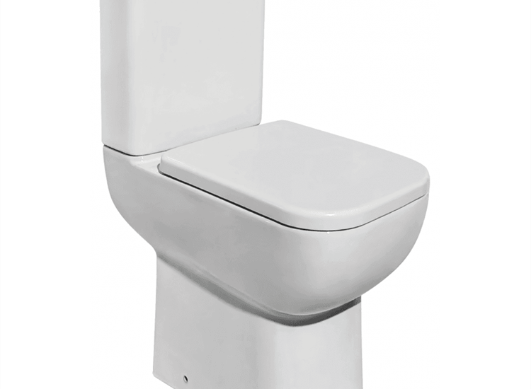 Aveiro Tall Rimless Open Sided WC including Soft Close Seat