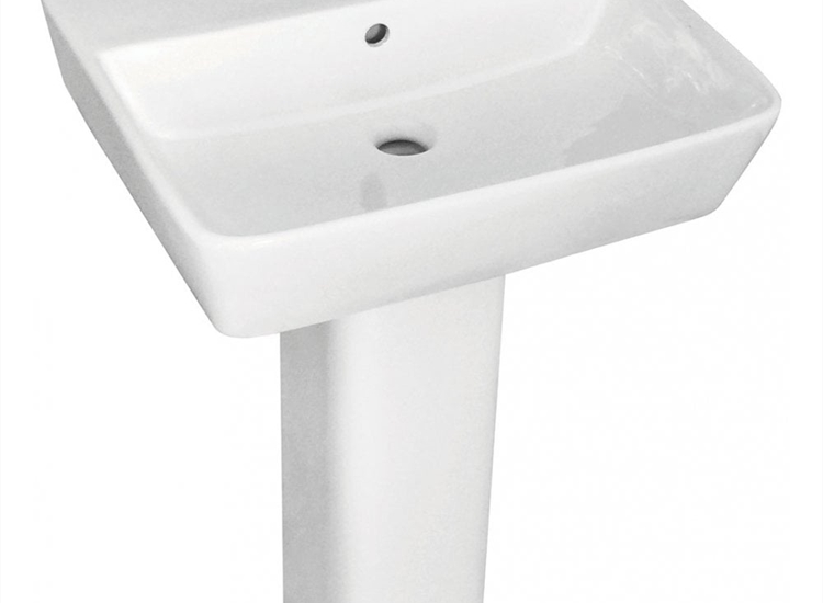 Verona Basin & Pedestal - 450mm, 500mm or 550mm