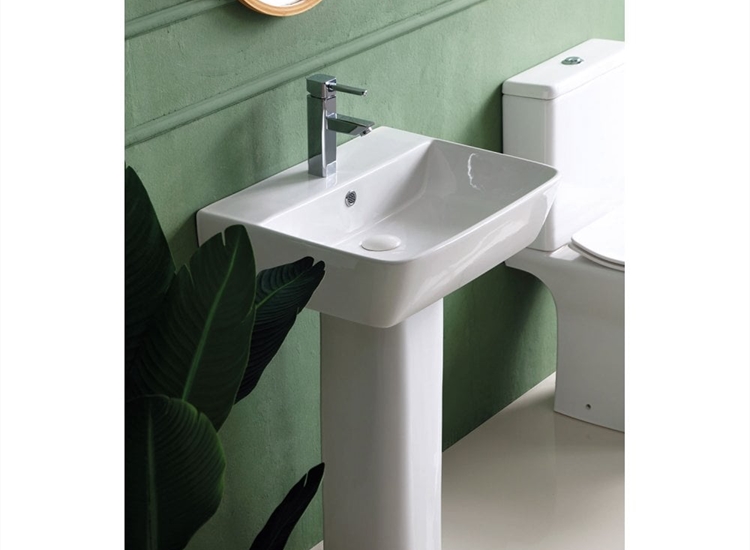 Verona Basin & Pedestal - 450mm, 500mm or 550mm