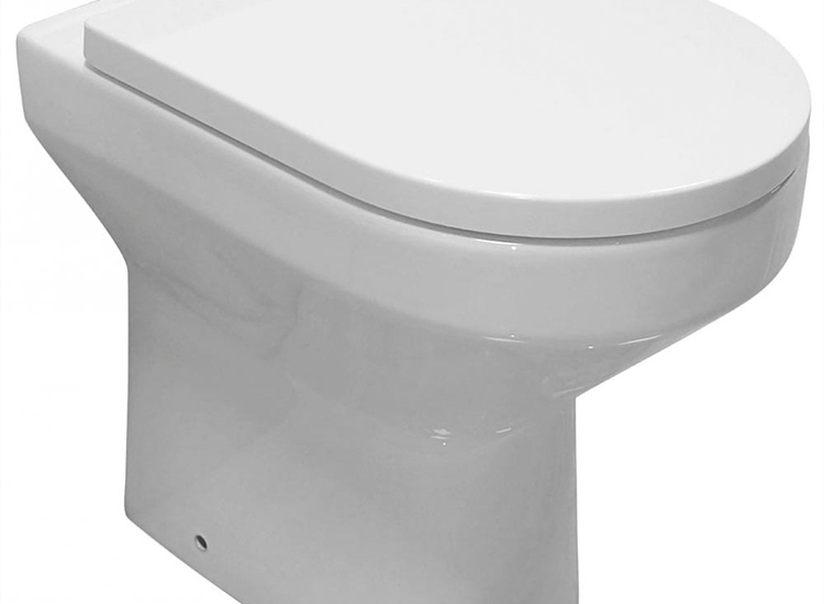 Evora Tall Rimless Back-to-Wall Pan & Soft Close Seat