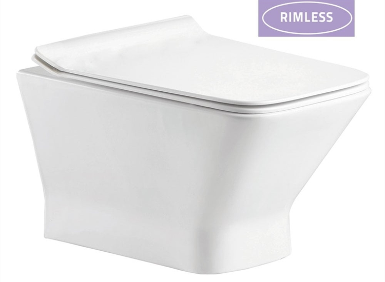 Verona Rimless Wall-Hung Pan & Soft Close Seat