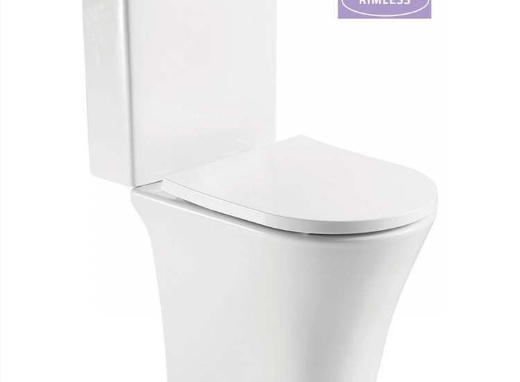 Rimini Rimless Short Projection WC including Soft Close Seat