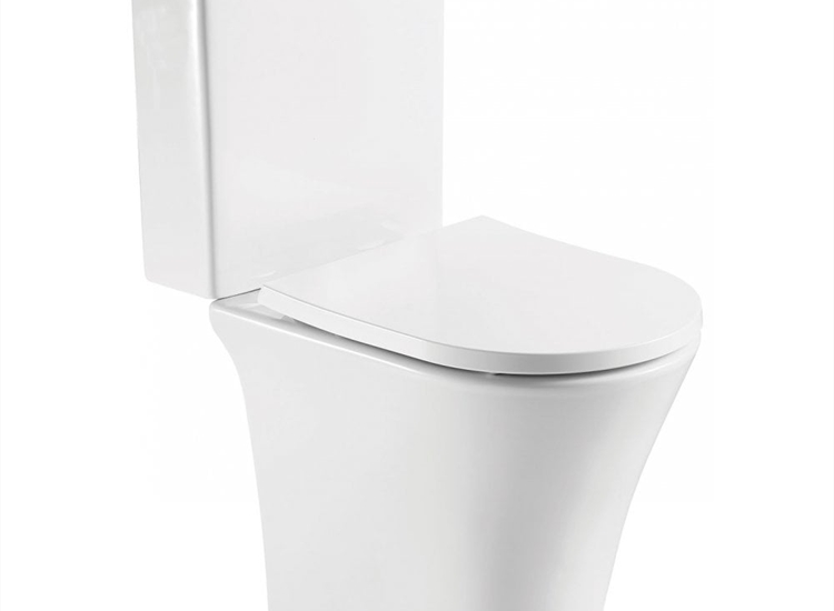 Rimini Rimless Short Projection WC including Soft Close Seat