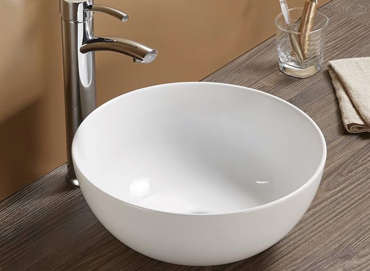 Ohio 358mm Round White Ceramic Vanity Basin