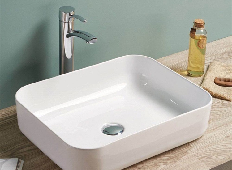 Evora 500 x 390mm White Ceramic Vanity Basin