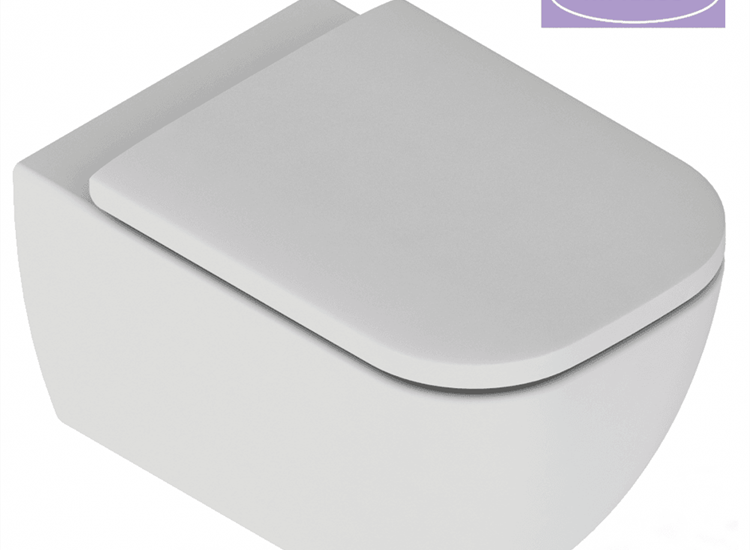 Tima Rimless Wall-Hung Pan & Soft Close Seat