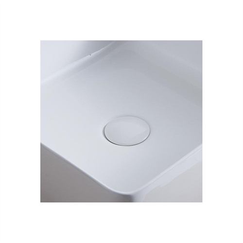 QX White Ceramic Click-Clack Basin Waste