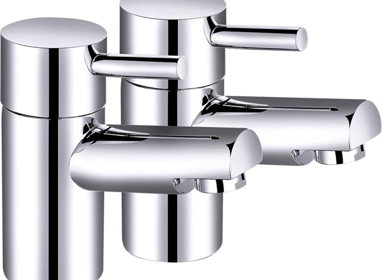 Ebony Basin Taps (Pair)