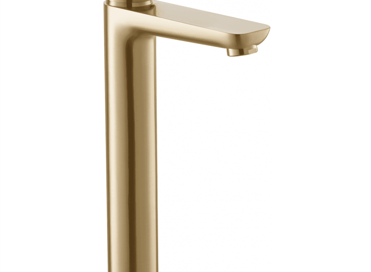 Charlotte Tall Basin Mono - Brushed Brass