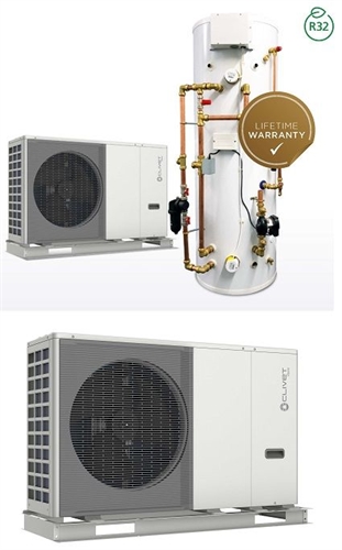 Clivet 10kW Heat Pump with 170L Heat Pump Cylinder Package