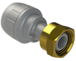Polyplumb Enhanced Grey 15mm X 12 Straight Tap Connector PB715 Brass Connecting Nut Polyplumb Enhanced Grey 15mm X 12 Straight Tap Connector PB715 Brass Connecting Nut