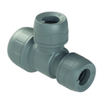 Polyplumb Enhanced Grey 22mm x 15mm x 15mm Tee PB1522EG Polyplumb Enhanced Grey 22mm x 15mm x 15mm Tee PB1522EG