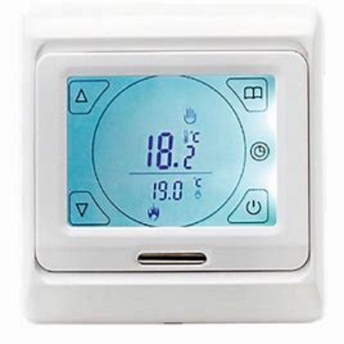 Amber-Touch Thermostat - White