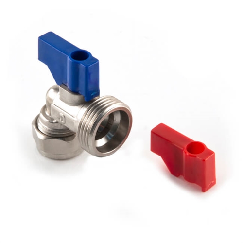 15mm X 3/4" Angled Washing Machine Valve (Pair)