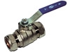 Lever Ball Valve Blue Handle