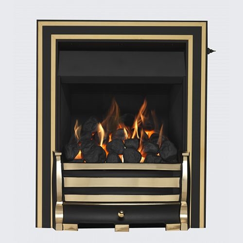 Valor Trueflame FD Homeflame Half Trim Brass - firefront sold separately- 0596162