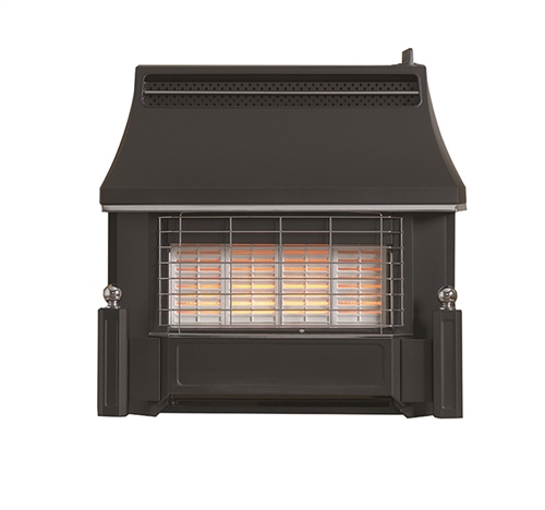 Valor Helmsley Radiant Gas Fire Black/Chrome (vc)