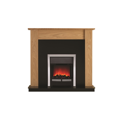 Bemodern 48" Penshaw Nat Oak/black BK&HTH C/W Vitesse Brass-32441