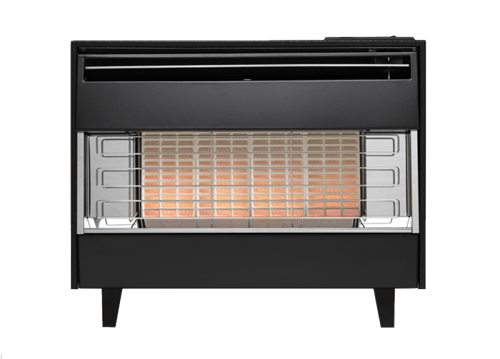 Robinson Willey Firegem Visa Gas Fire Black/Chrome - A85048