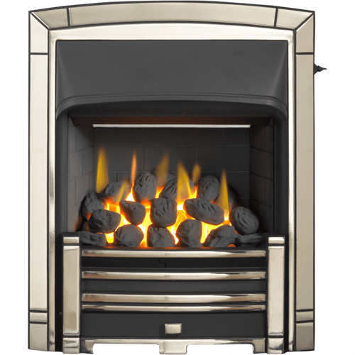 Valor Masquerade Slimline Convector Inset Fire Pale Gold (vc) - 0595321