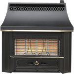 Valor Black Beauty 4 Oxysafe Radiant Gas Fire - 05347A1