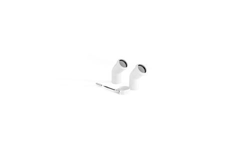 Glowworm Plume 45 Degree Elbow White - 0020219554