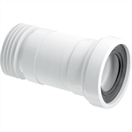 McAlpine WC-F23R 140mm to 290mm Straight Flexible WC Connector