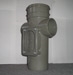 82MM ACCESS PIPE - SINGLE SOCKET (SOLVENT GREY)