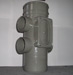 110MM ACCESS PIPE - SINGLE SOCKET (SOLVENT GREY)