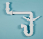 Polypipe One Bowl Undersink Kit (Single Hose Connection)