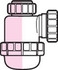 Polypipe 32mm Bottle Trap - 38mm Seal - WP37
