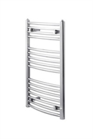 Chrome Curved Towel Radiator