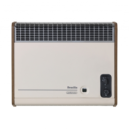 Valor Brazilia F8ST Therm Wall Heater Beige/Oak