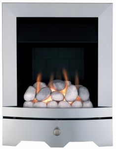 Valor Seattle Class 2 Gas Fire Chrome Pebble-0595603