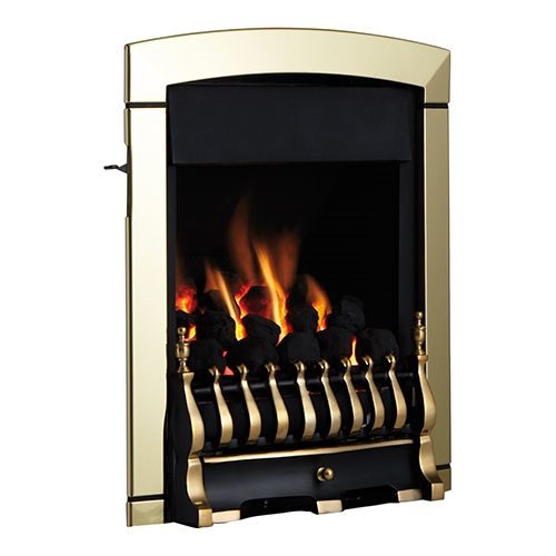 Flavel Calypso Plus Gas Fire Slide Brass-FKPC42SN