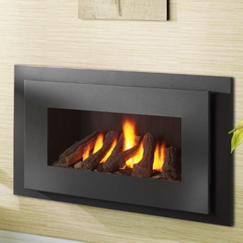 Crystal Miami Gas Fire Engine Only Logs Black Inset (1 of 2)