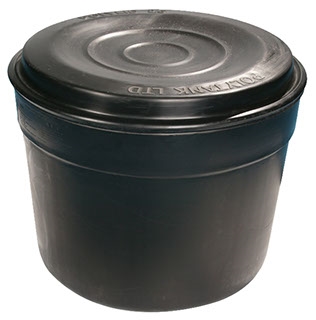 Polytank 25 Gallon / 114 Litre Circular Cold Water Storage Tank (26x23) Includes PT2/B Fittings Kit