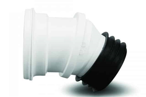 Polypipe Kwickfit Swivel 0-30 Degree Pan Connector